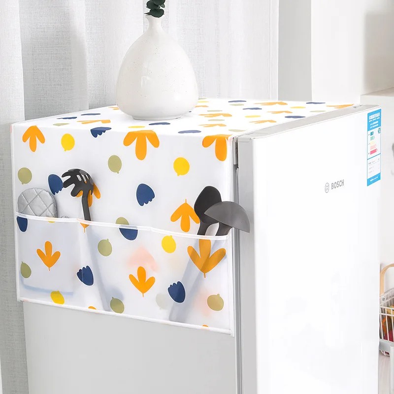 Fridge Top Covers Dust Proof Cover With Storage Bags - Image 6