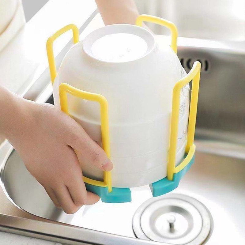 স্মার্ট বাটি সেট অর্গানাইজার র্যাক – রান্নাঘর গোছানোর স্মার্ট সমাধান - Image 2