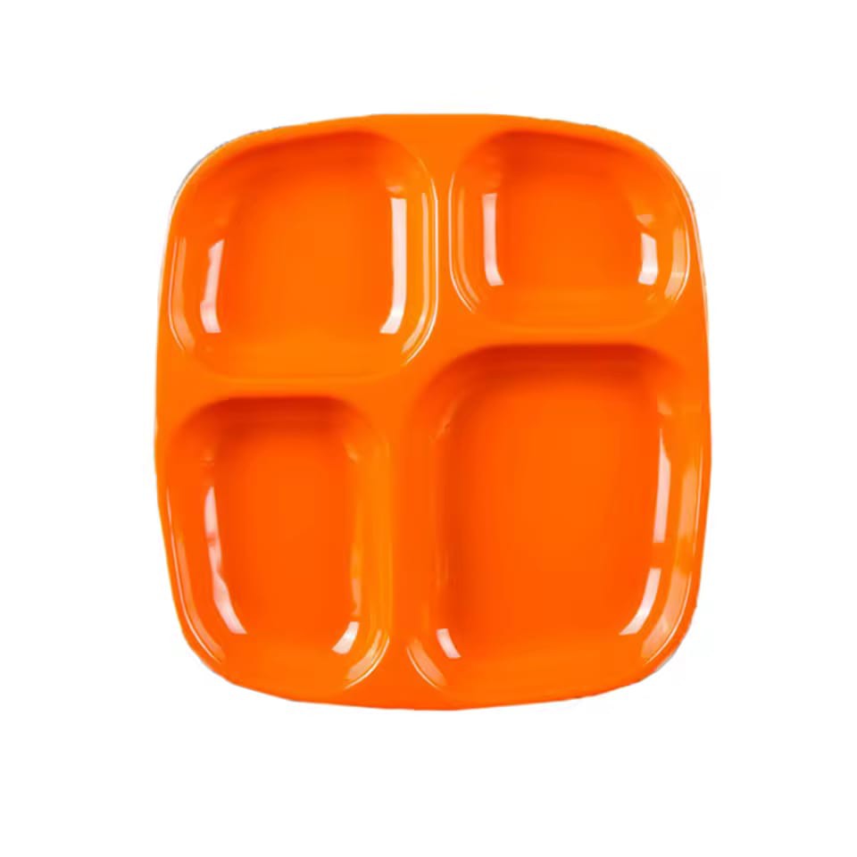 ৪ গ্রিড মাল্টি-সেকশন ডিশ প্লেট – খাবার পরিবেশনের স্টাইলিশ সমাধান - Image 2