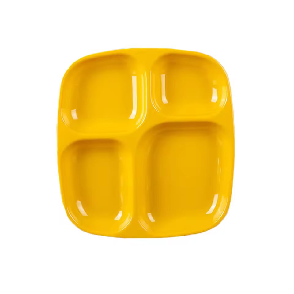 ৪ গ্রিড মাল্টি-সেকশন ডিশ প্লেট – খাবার পরিবেশনের স্টাইলিশ সমাধান - Image 4