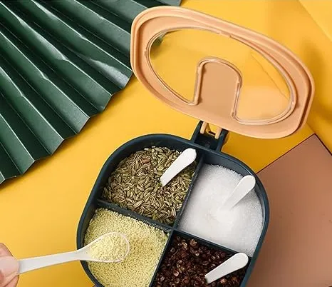 ৪ গ্রিড স্পাইস বক্স – মসলার ঝামেলাহীন অর্গানাইজার - Image 2