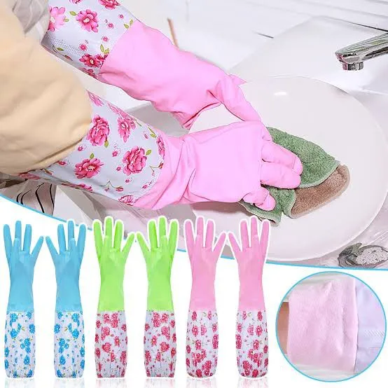 তিন পিসের আকর্ষণীয় কিচেন হ্যান্ড গ্লাভস কম্বো - Image 2